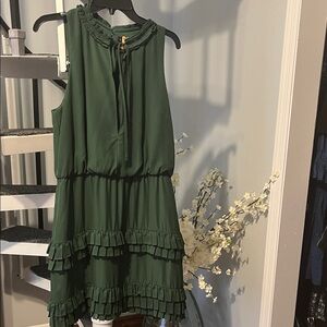 Laundry By Shelli Segal Forest Green Dress